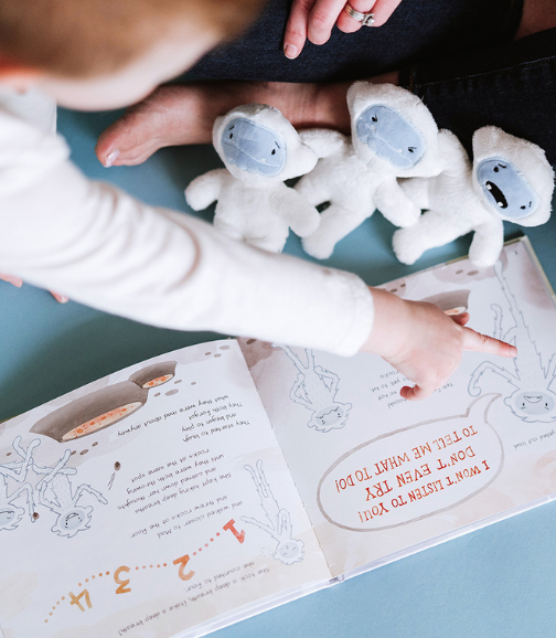The Feels Kit - 5 Plush toys, 2 books and a Pillow