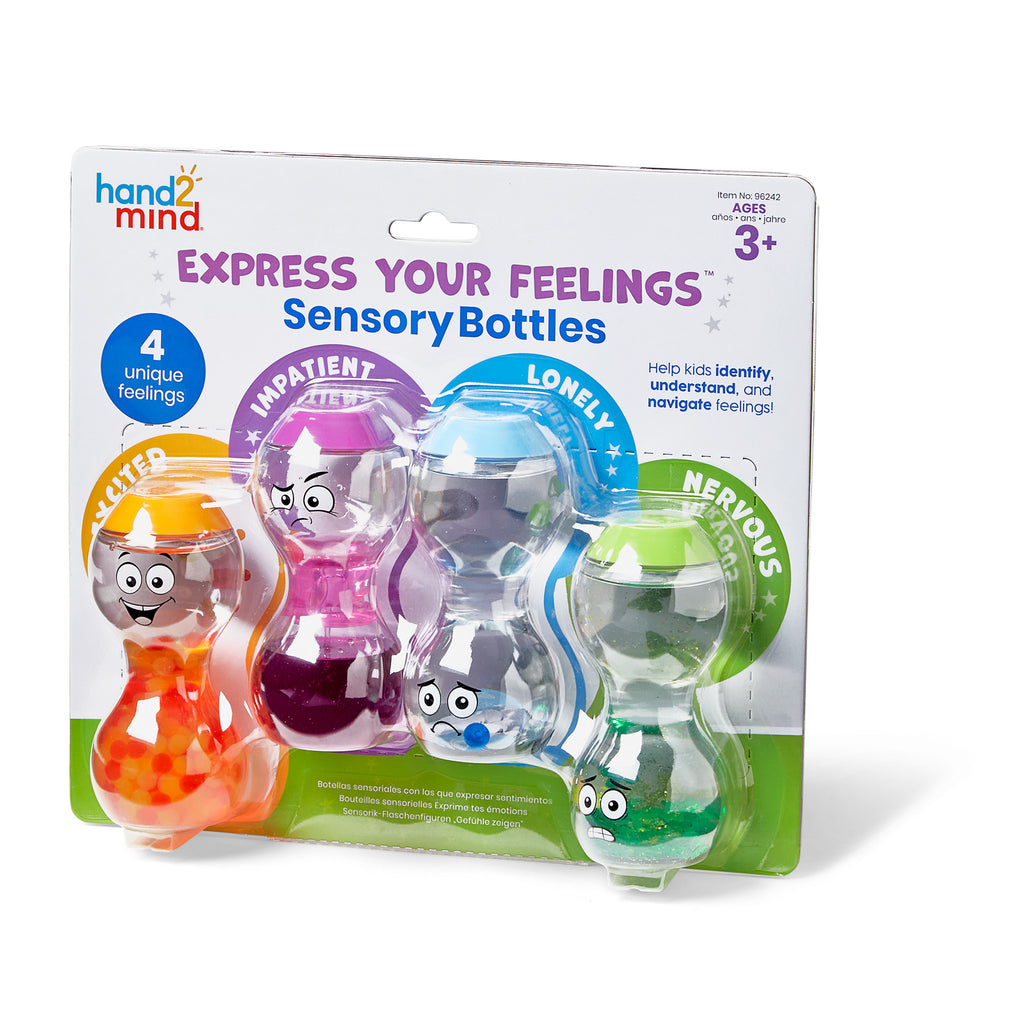 Express Your Feelings™ Sensory Bottles (Excited, Impatient, Lonely and Nervous)