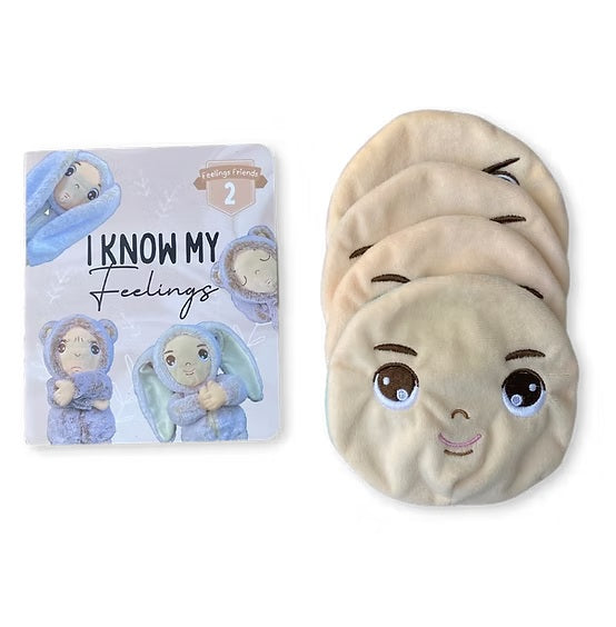 Feelings Friend Bunny Bundle with Level 1 to 3 Books plus 12 Faces and 24 Strategy Cards