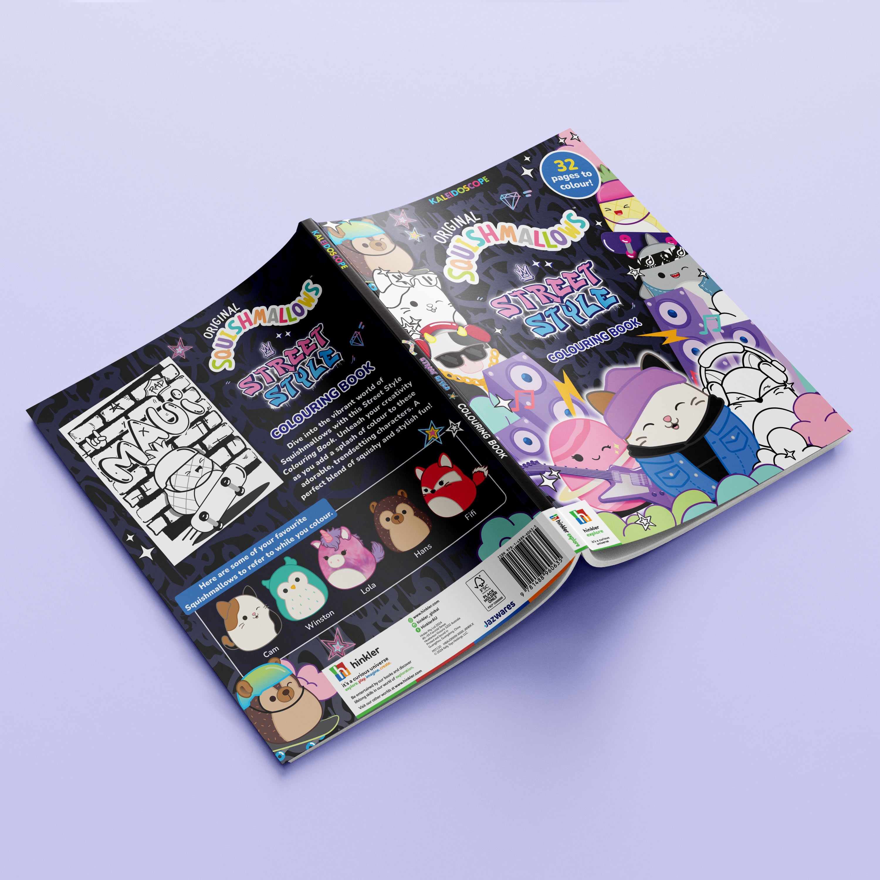 Squishmallows Colouring Book Street Style