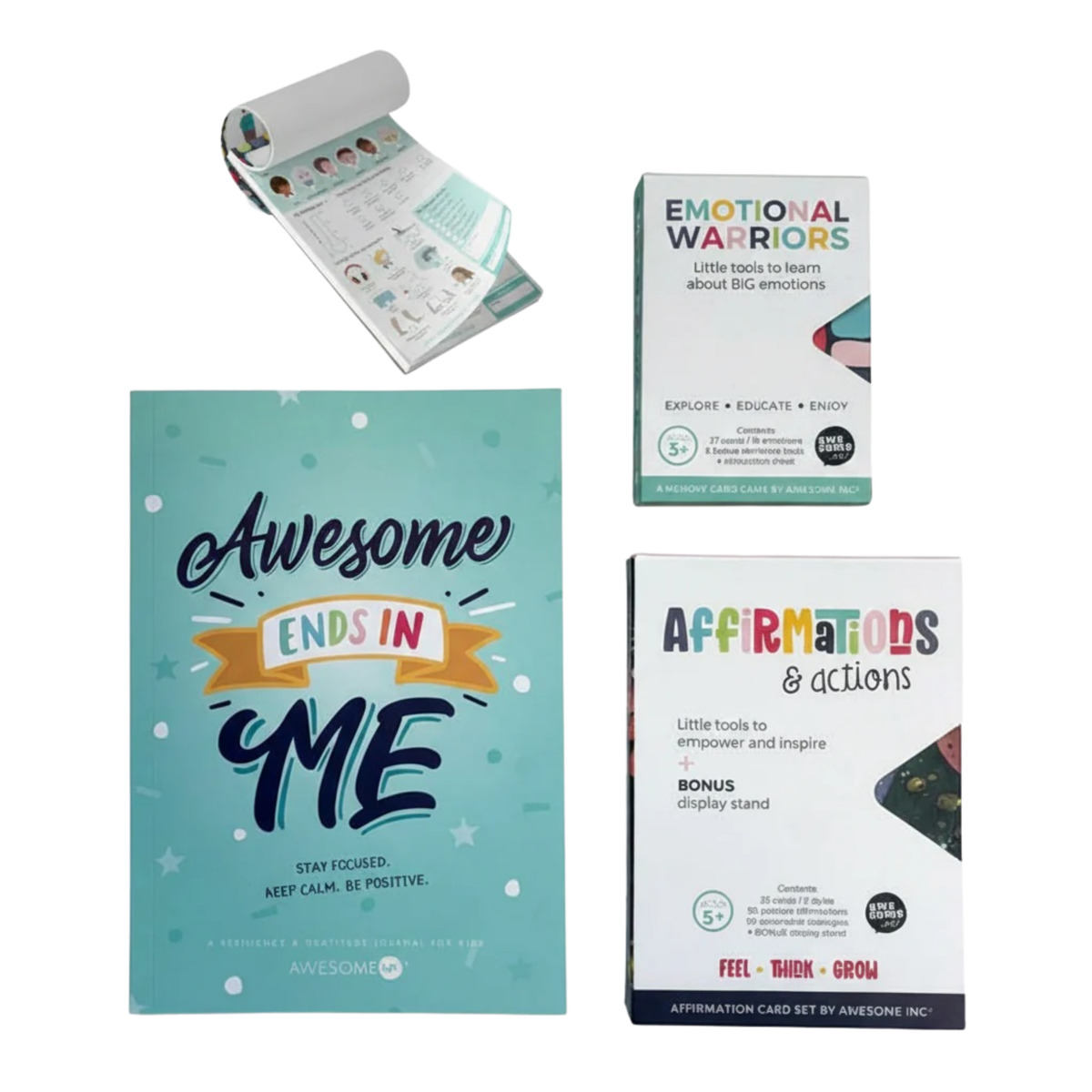 Calm Kids Toolkit 5 to 12 plus years by Awesome Inc Bundle