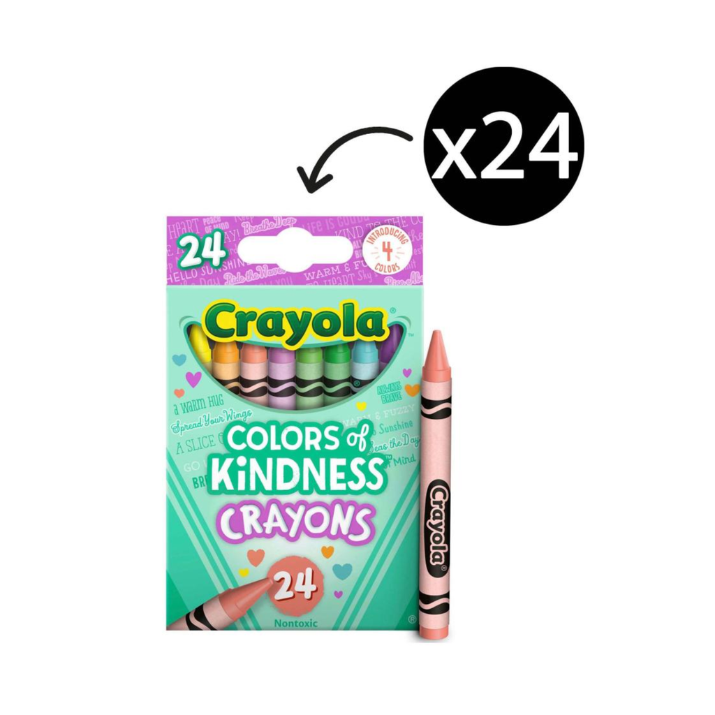 Crayola 24 Colours of Kindness Crayons