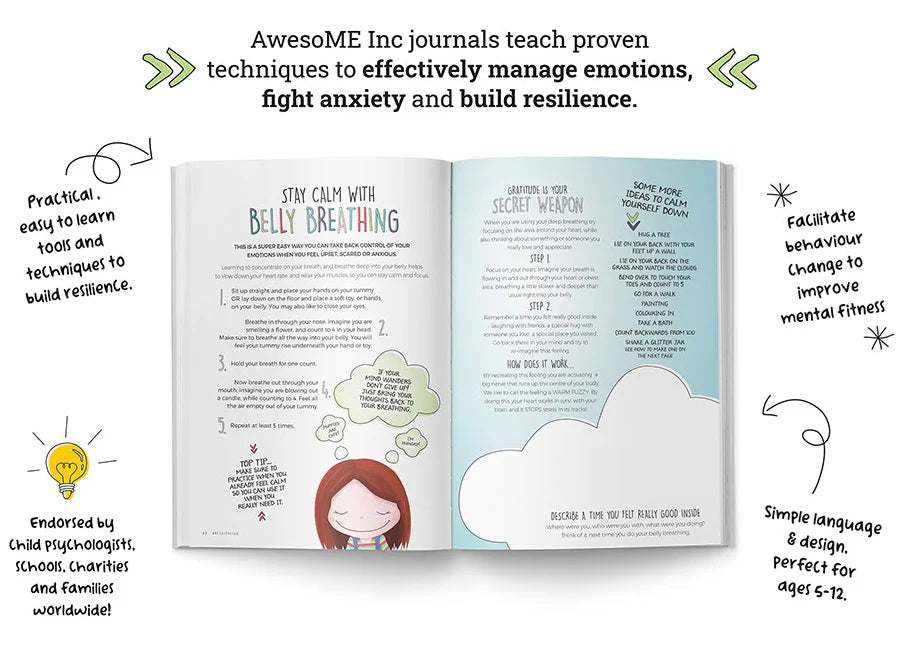 Resilient ME Gratitude Journal for Kids – Awesome Ends in ME (age 5-12)