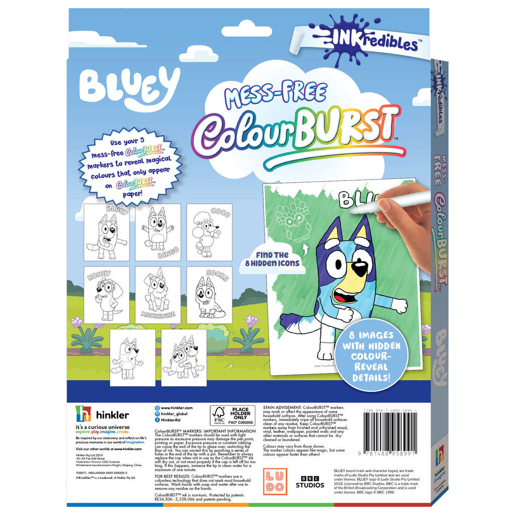 Inkredibles Colour Burst Bluey