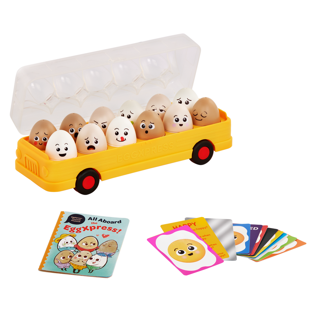 EggXpress Yourself! Match & Learn Eggs by Battat Education