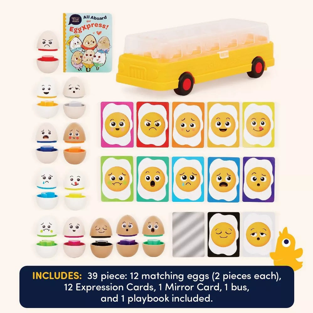 EggXpress Yourself! Match & Learn Eggs by Battat Education