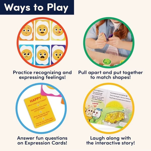 EggXpress Yourself! Match & Learn Eggs by Battat Education