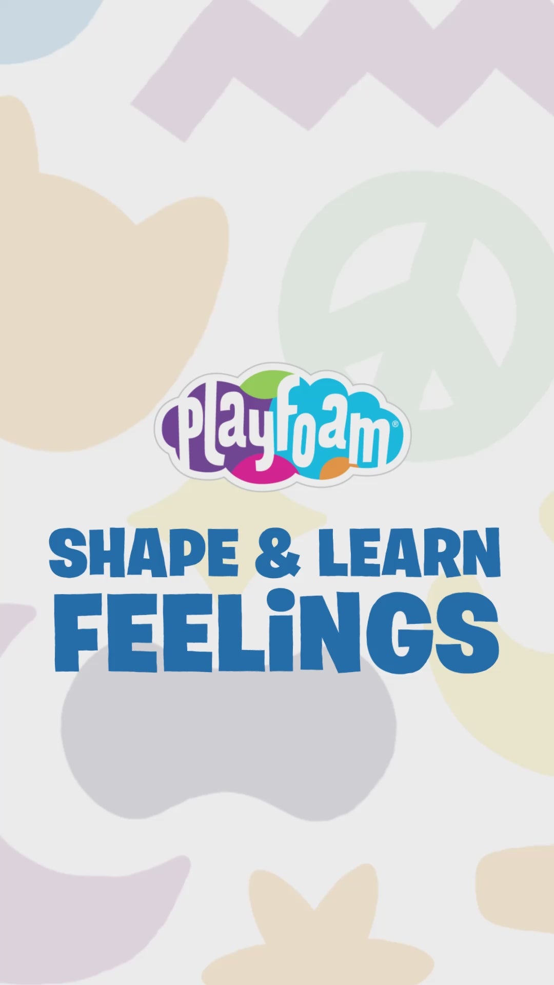 Playfoam Shape and Learn Feelings